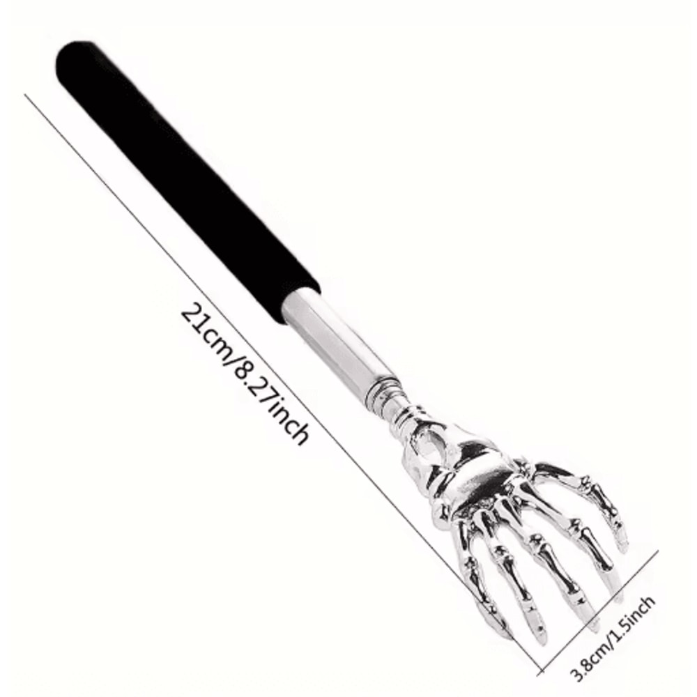 Portable Stainless Steel Telescoping Back Scratcher Extendable Back Massager 7