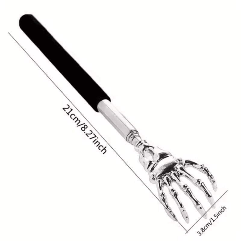 Portable Stainless Steel Telescoping Back Scratcher Extendable Back Massager 7