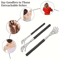 Portable Stainless Steel Telescoping Back Scratcher Extendable Back Massager 11