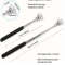 Portable Stainless Steel Telescoping Back Scratcher Extendable Back Massager 12