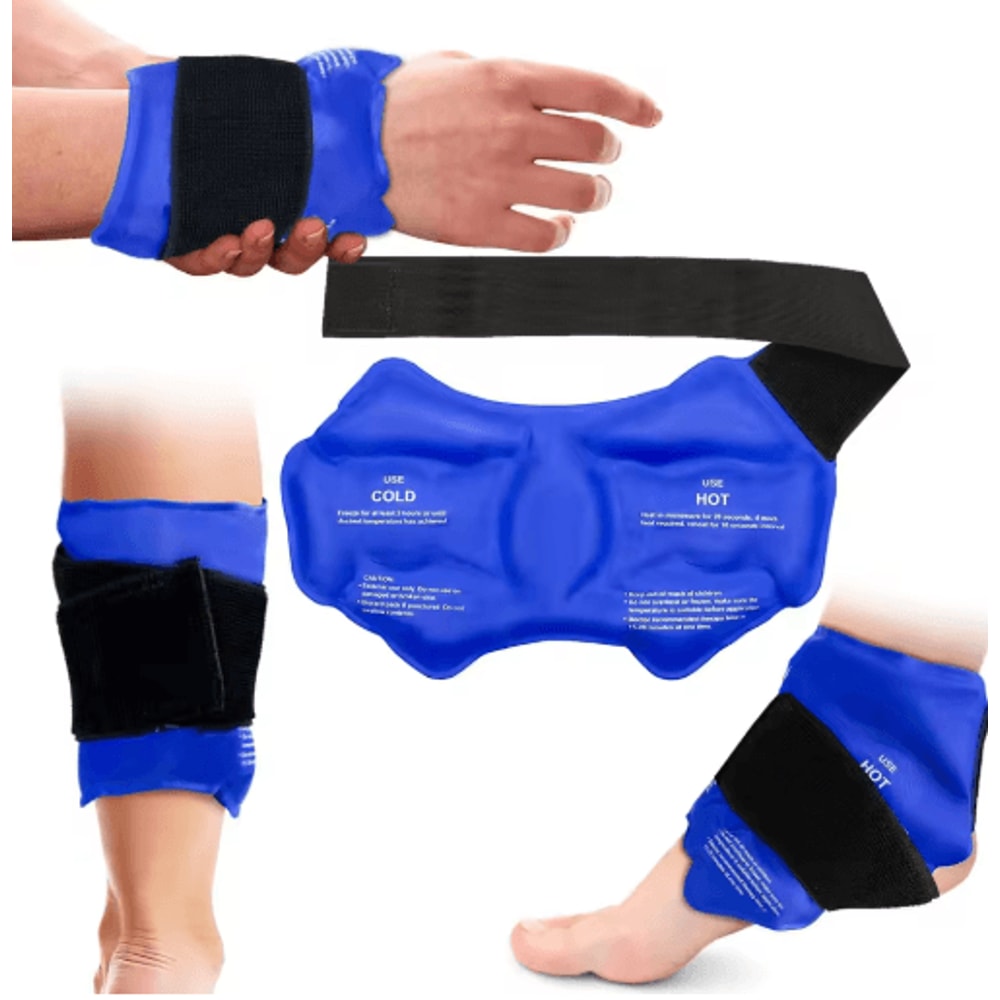 Reusable Ankle Ice Pack Wrap Hot Cold Compression Ankle Brace For Injury Relief 1