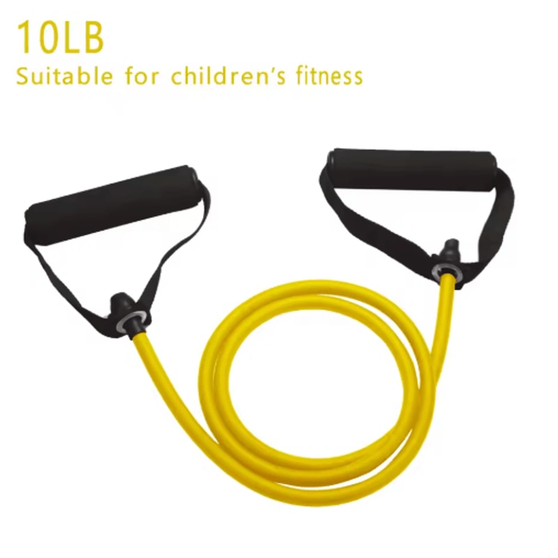 Adjustable Resistance Bands With Handles Home Strength Training Workout Set 1