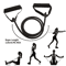 Adjustable Resistance Bands With Handles Home Strength Training Workout Set 6