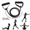 Adjustable Resistance Bands With Handles Home Strength Training Workout Set 6