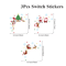 Santa Claus Christmas Light Switch Sticker Festive Holiday Wall Decal 2
