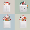 Santa Claus Christmas Light Switch Sticker Festive Holiday Wall Decal 5