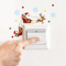 Santa Claus Christmas Light Switch Sticker Festive Holiday Wall Decal 6