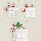 Santa Claus Christmas Light Switch Sticker Festive Holiday Wall Decal 0