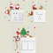 Santa Claus Christmas Light Switch Sticker Festive Holiday Wall Decal 0