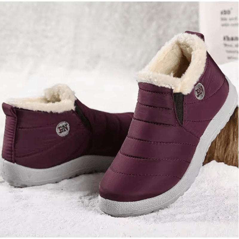 Mens FurLined Winter Snow Boots Warm Casual Ankle Boots 1