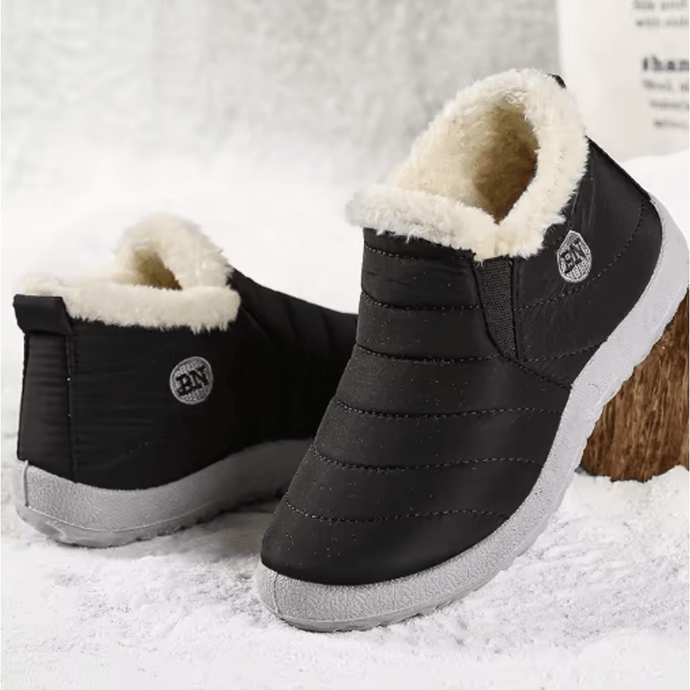 Mens FurLined Winter Snow Boots Warm Casual Ankle Boots 3