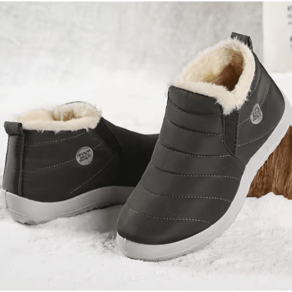 Mens FurLined Winter Snow Boots Warm Casual Ankle Boots 4