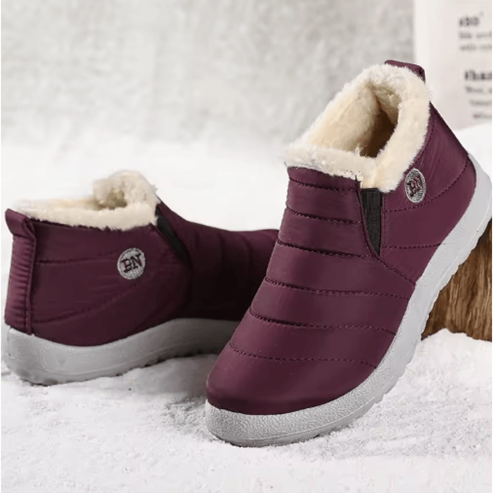 Mens FurLined Winter Snow Boots Warm Casual Ankle Boots 0