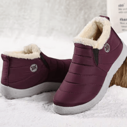 mens fur-lined winter snow boots – warm casual ankle boots