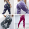 TieDye ButtLifting Yoga Leggings High Waist SlimFit Fitness Leggings 0