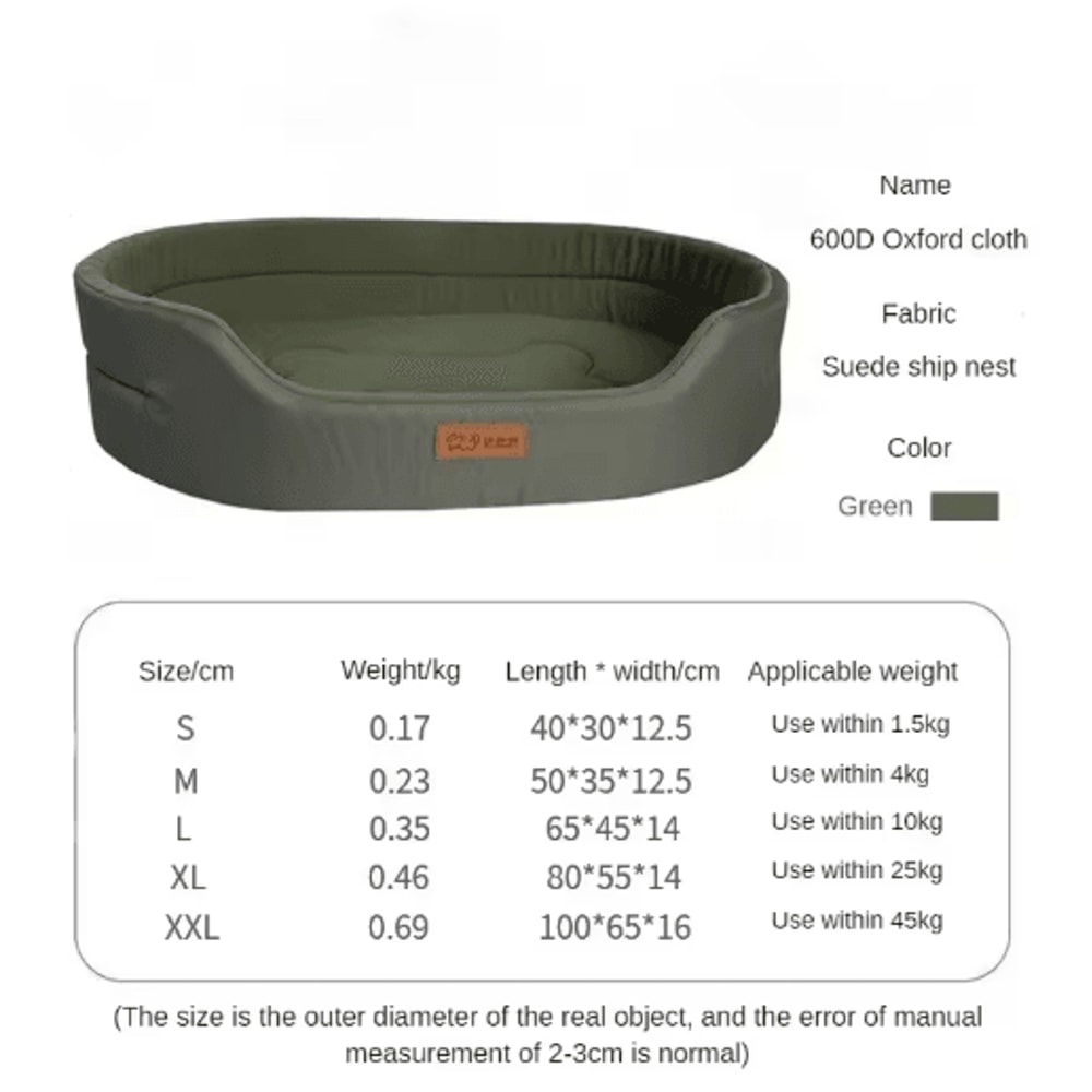 Fluffy Dog Cushion Bed Soft Pet Sofa Mat For Small Medium Large Dogs 2