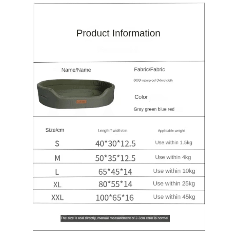 Fluffy Dog Cushion Bed Soft Pet Sofa Mat For Small Medium Large Dogs 4