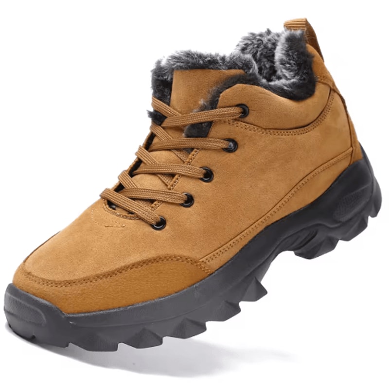 Mens FurLined Winter Snow Boots Warm Outdoor Ankle Boots 1