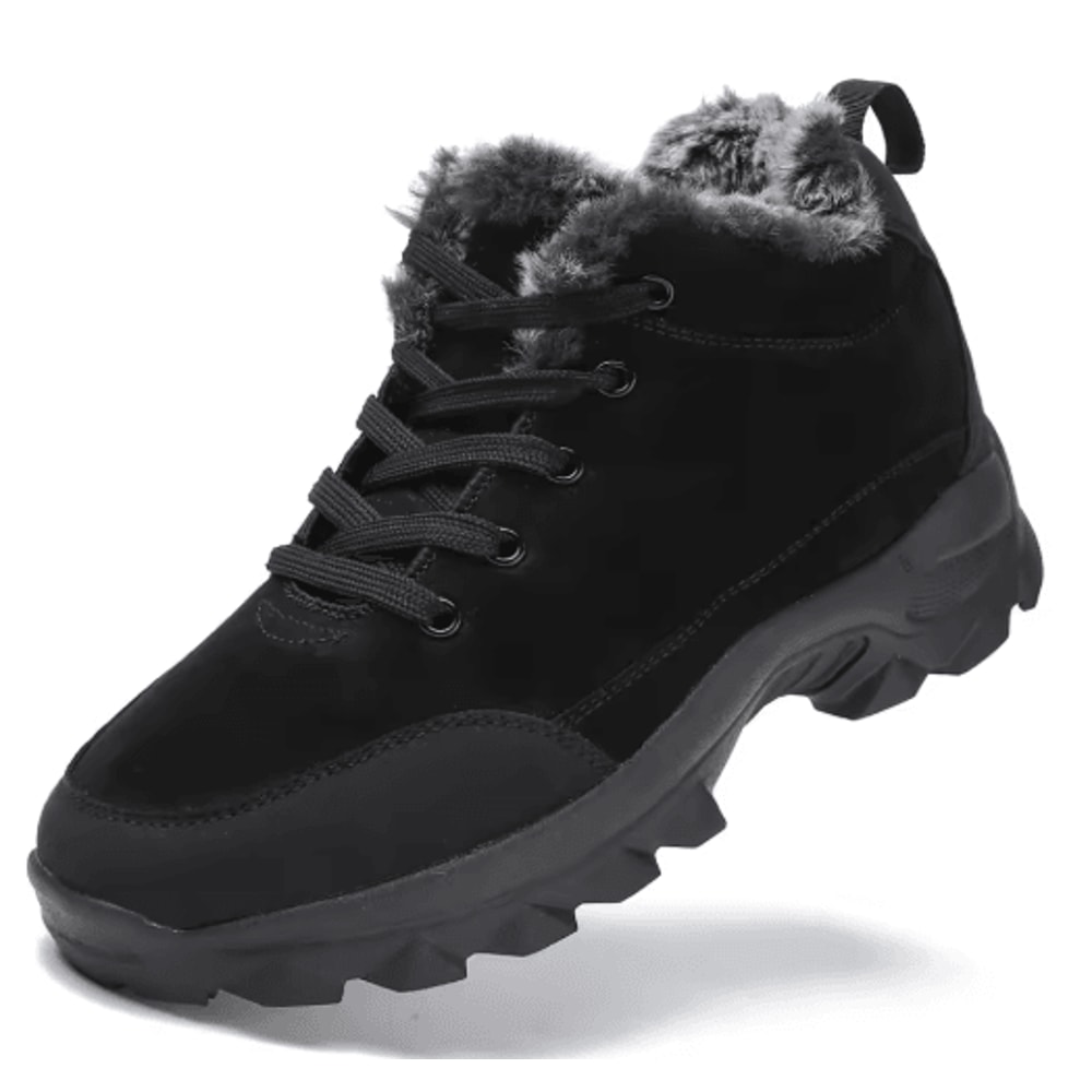 Mens FurLined Winter Snow Boots Warm Outdoor Ankle Boots 2