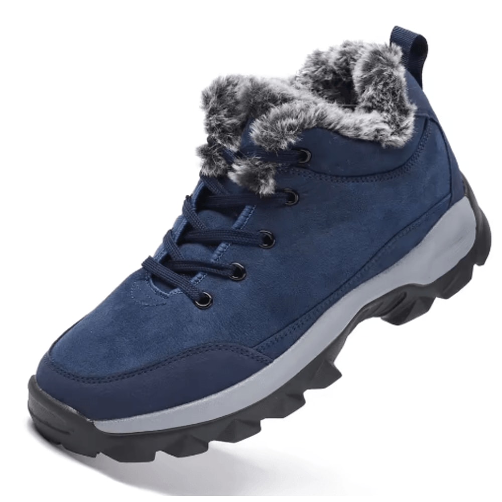 Mens FurLined Winter Snow Boots Warm Outdoor Ankle Boots 3