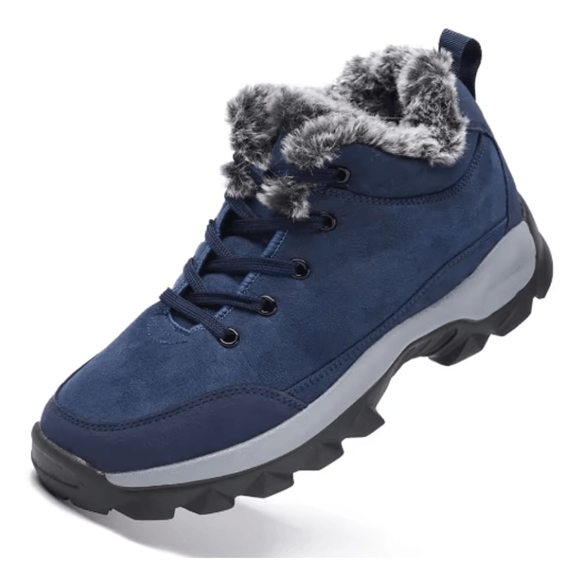 Mens FurLined Winter Snow Boots Warm Outdoor Ankle Boots 3