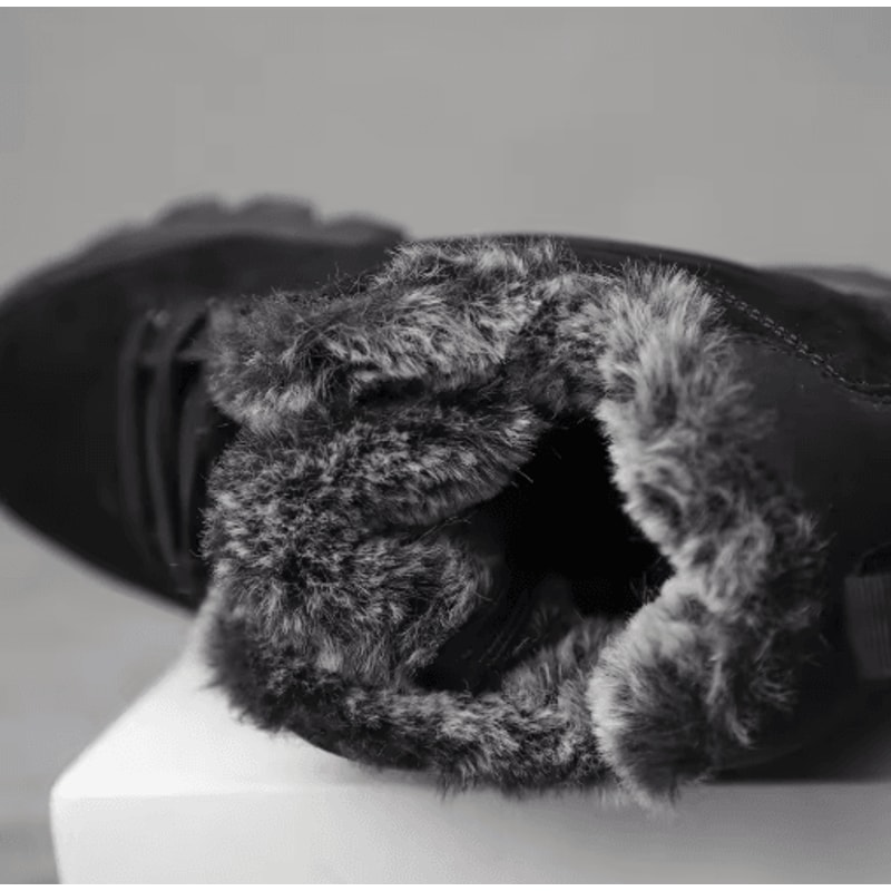 Mens FurLined Winter Snow Boots Warm Outdoor Ankle Boots 5