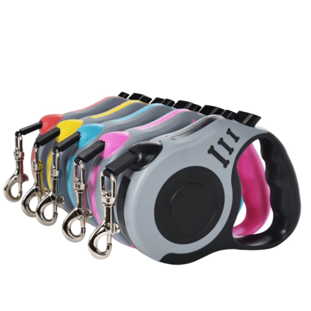 Durable Retractable Dog Leash For Small Dogs With Automatic Lock 3M5M 0