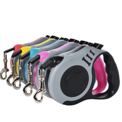 durable retractable dog leash for small dogs with automatic lock (3m/5m)