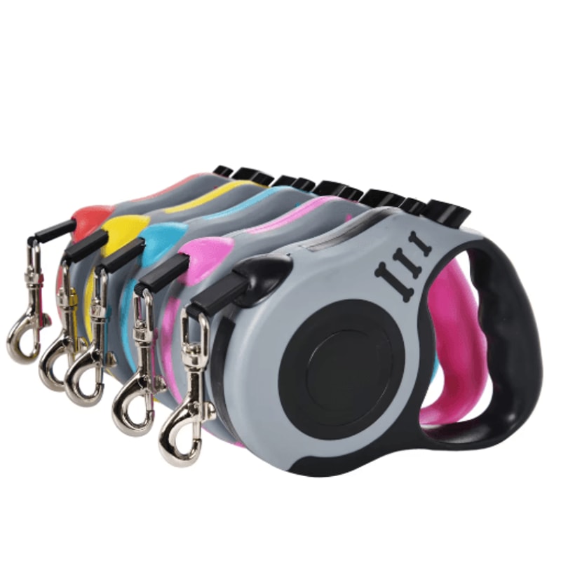 Durable Retractable Dog Leash For Small Dogs With Automatic Lock 3M5M 0