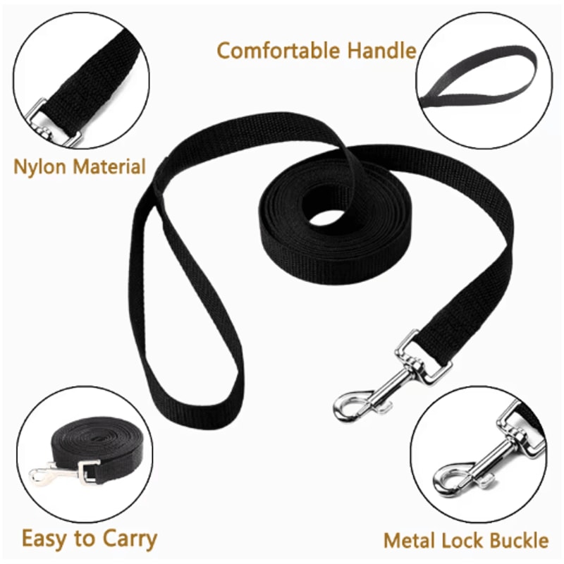 Extra Long Nylon Dog Training Leash For Outdoor Training Walking 10m15m20m 5