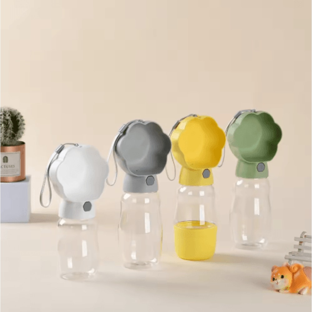 2in1 Portable Dog Water Bottle With Food Container Drinking Bowl 9