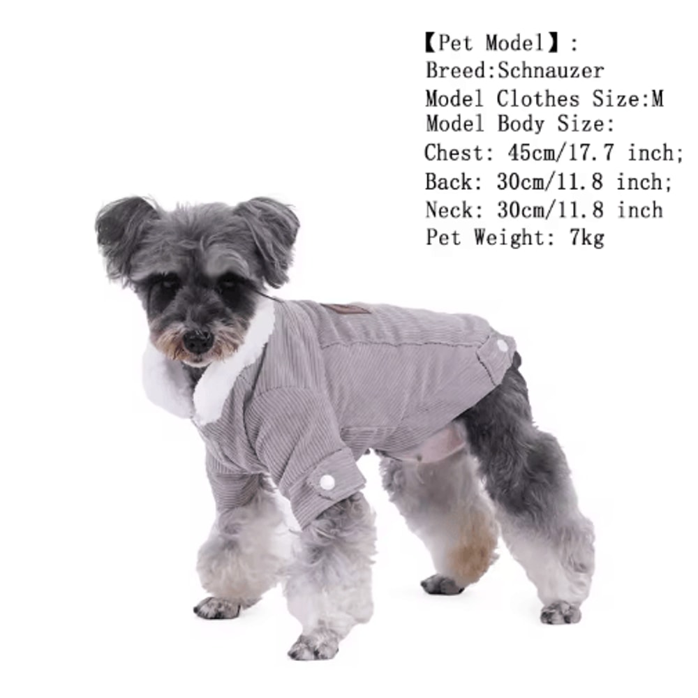 Warm Fleece Winter Dog Jacket For Small Medium Dogs 4