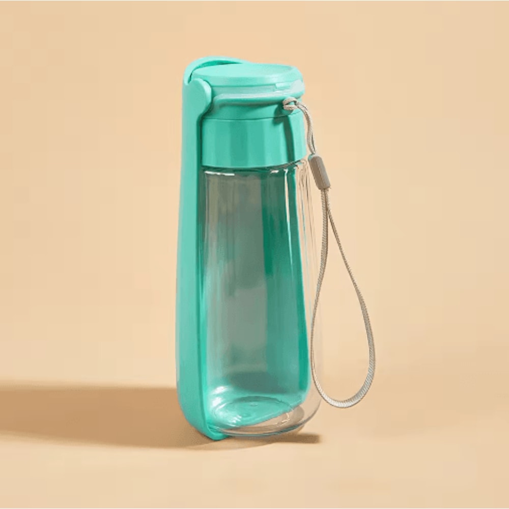 Portable Dog Water Bottle With BuiltIn Drinking Bowl For Travel Walks 3