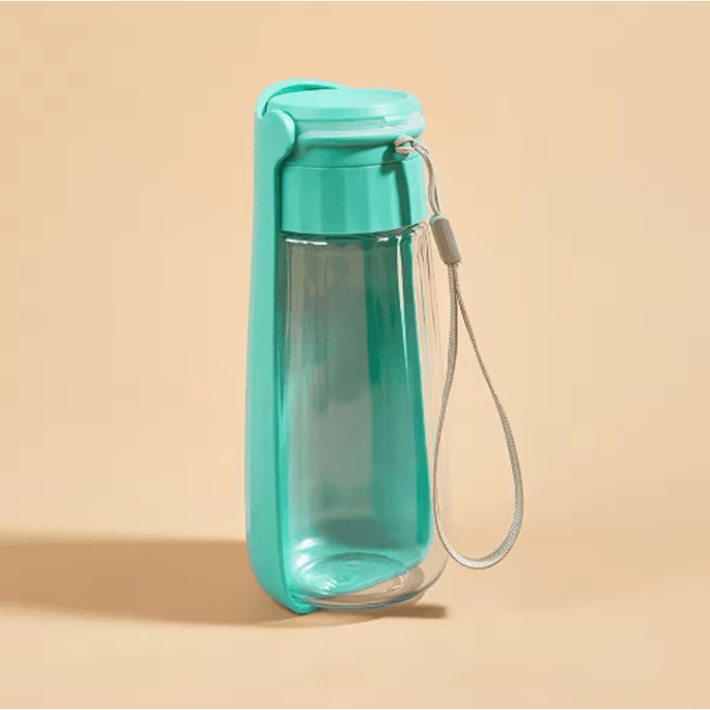 Portable Dog Water Bottle With BuiltIn Drinking Bowl For Travel Walks 3