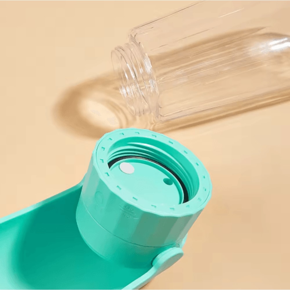 Portable Dog Water Bottle With BuiltIn Drinking Bowl For Travel Walks 7