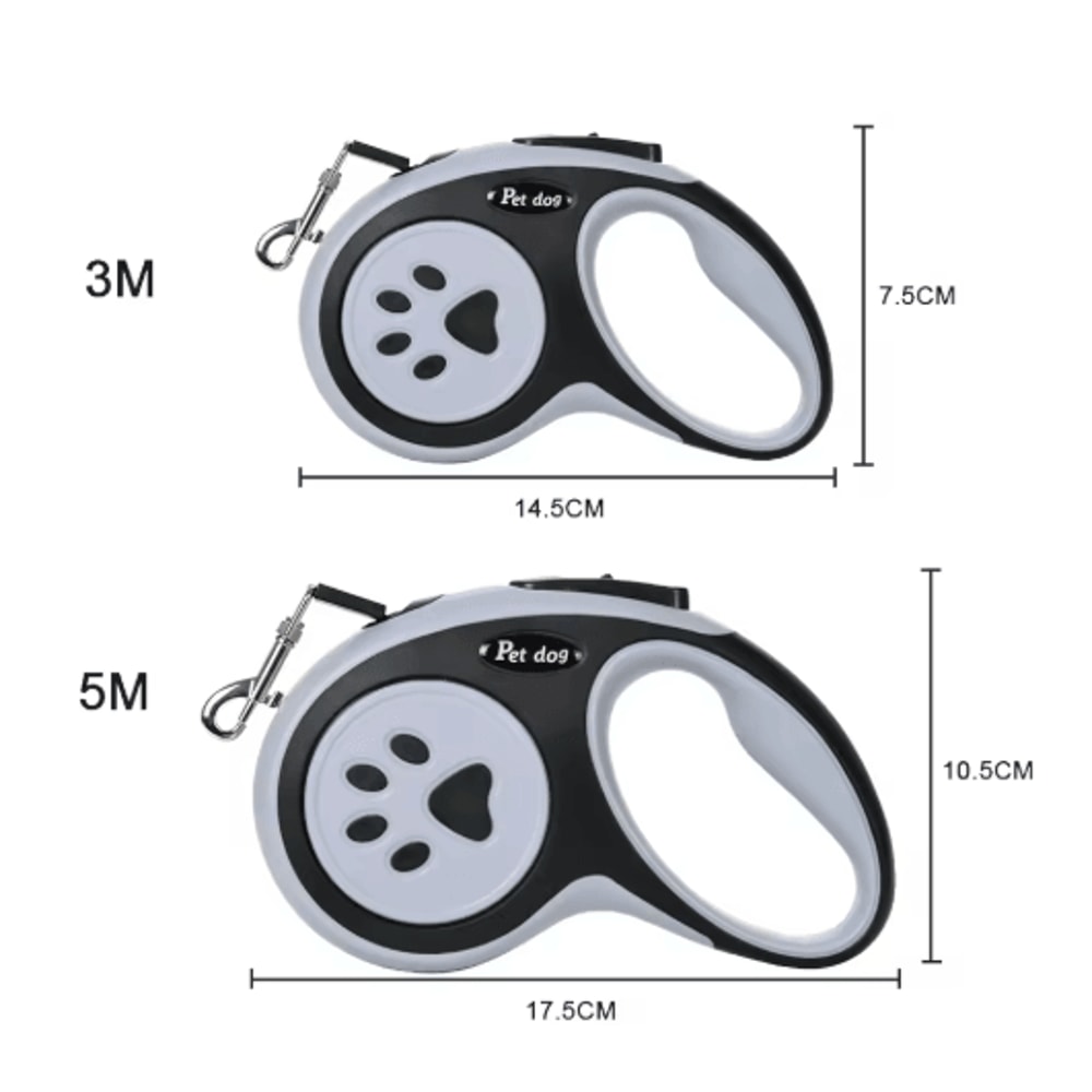 Strong Retractable Dog Leash With Adjustable Lock 3M5M 5