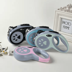 strong retractable dog leash with adjustable lock (3m/5m)