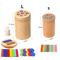 Montessori Wooden Color Sorting Shape Matching Puzzle For Toddlers 9