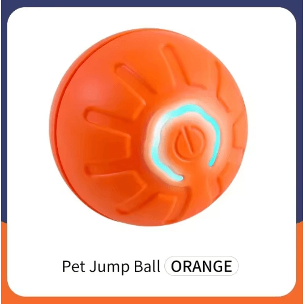 Smart Interactive Dog Toy Ball With Automatic Rolling RGB Lights 1