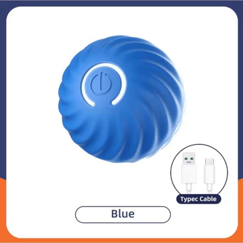 Smart Interactive Dog Toy Ball With Automatic Rolling RGB Lights 3