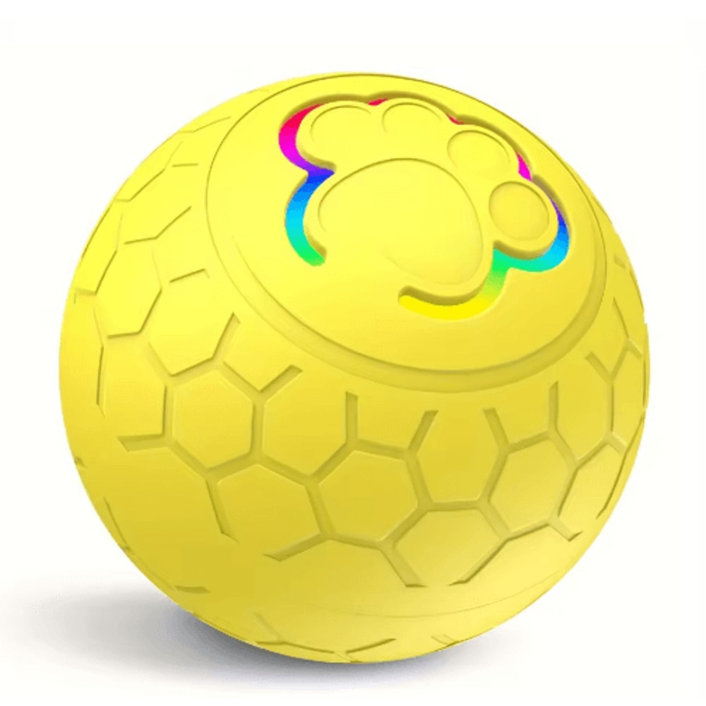 Smart Interactive Dog Toy Ball With Automatic Rolling RGB Lights 4