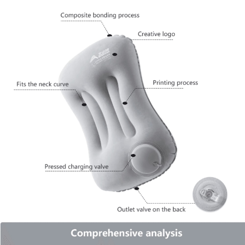 BISINNA Ultralight Inflatable Camping Pillow For Travel Hiking 3