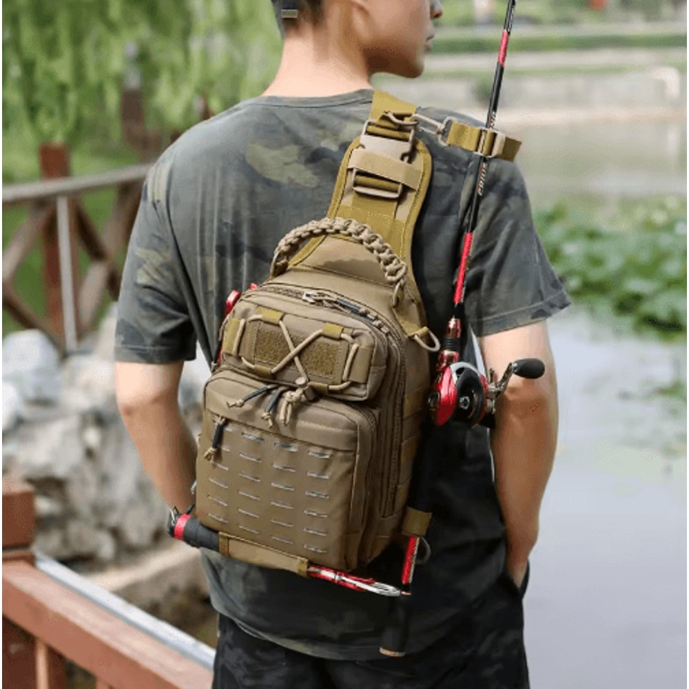 Oxford Tactical Chest Backpack Camouflage Outdoor Training Shoulder Bag 0