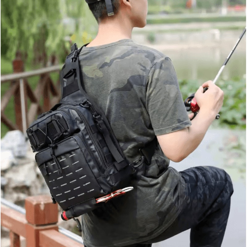 Oxford Tactical Chest Backpack Camouflage Outdoor Training Shoulder Bag 8