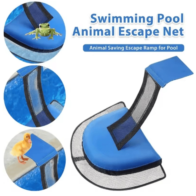Outdoor Small Animal Pool Escape Ramp Net For Frogs Birds Wildlife 3