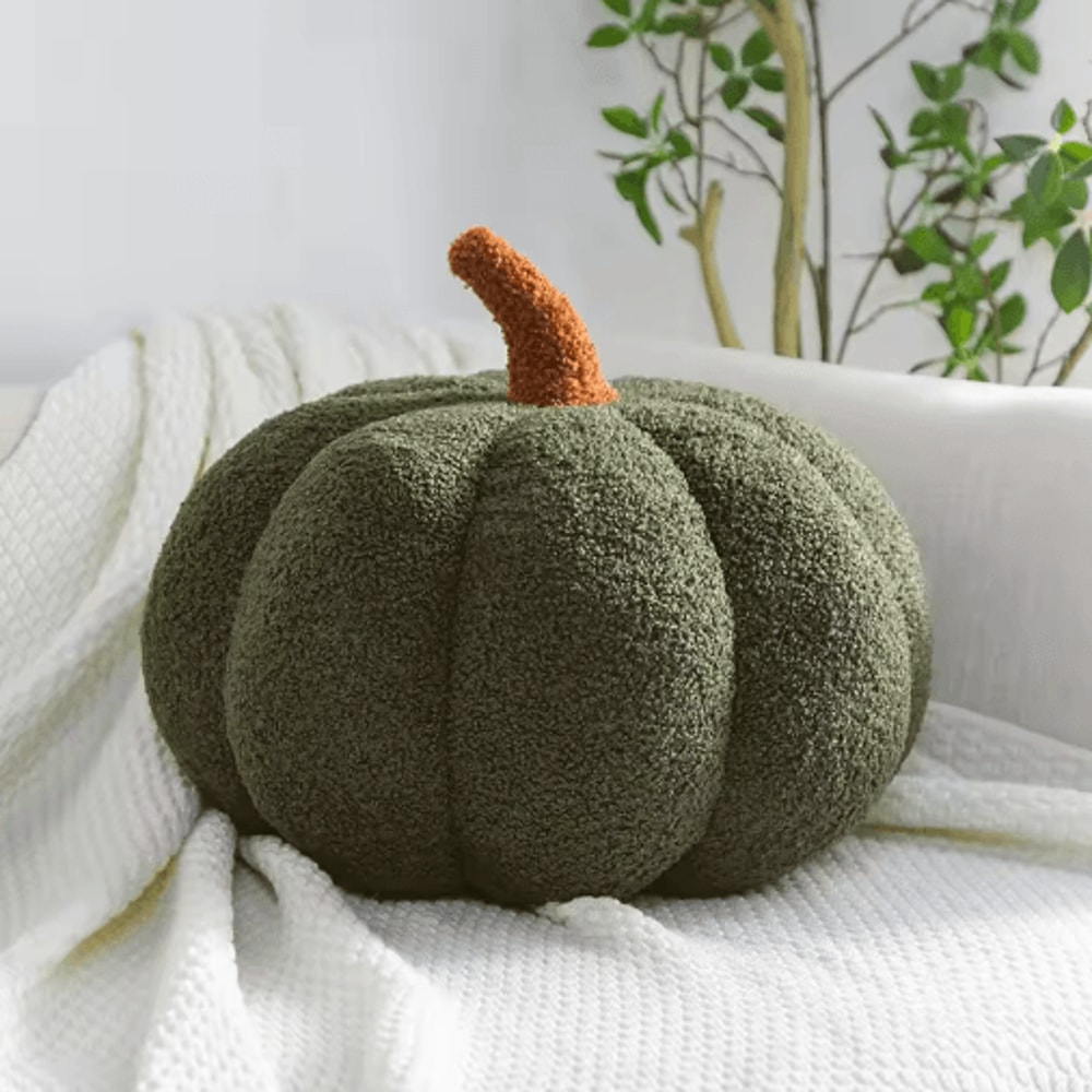 Cute Plush Pumpkin Decorative Pillow For Sofa Home Decor 3