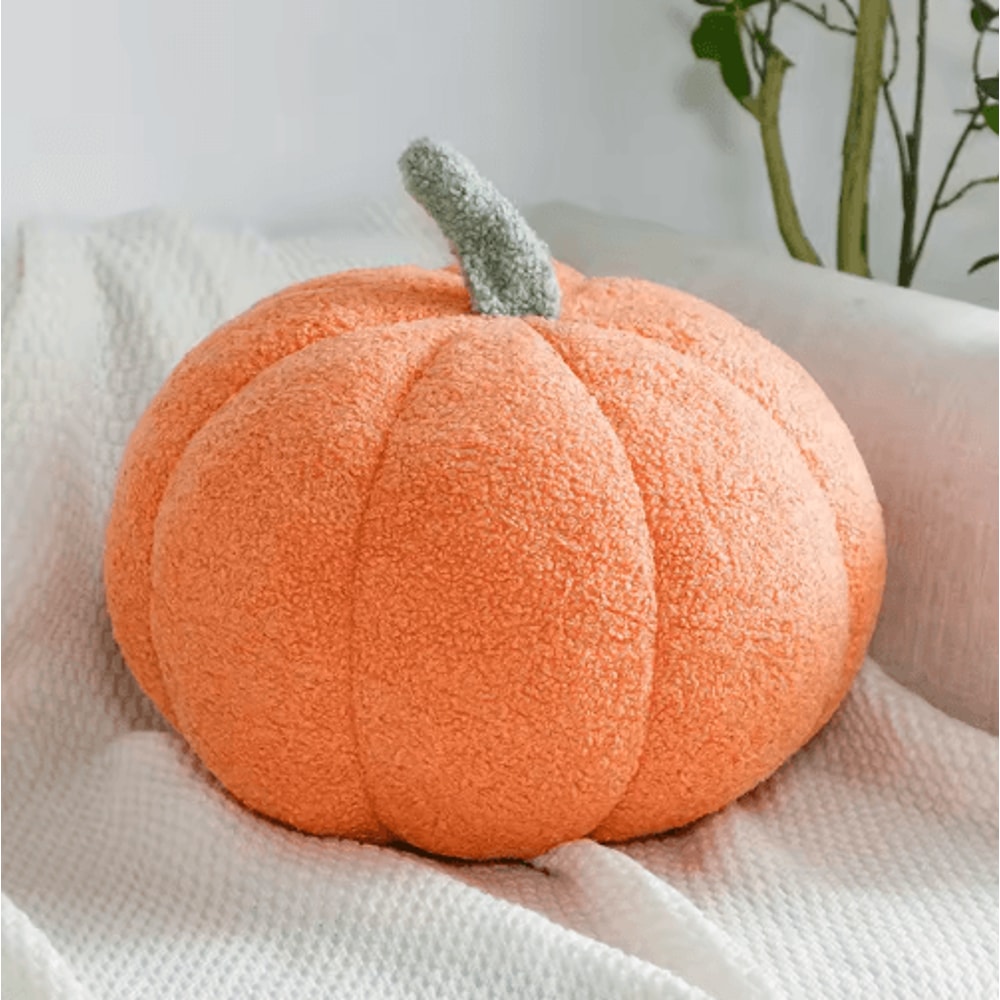 Cute Plush Pumpkin Decorative Pillow For Sofa Home Decor 7