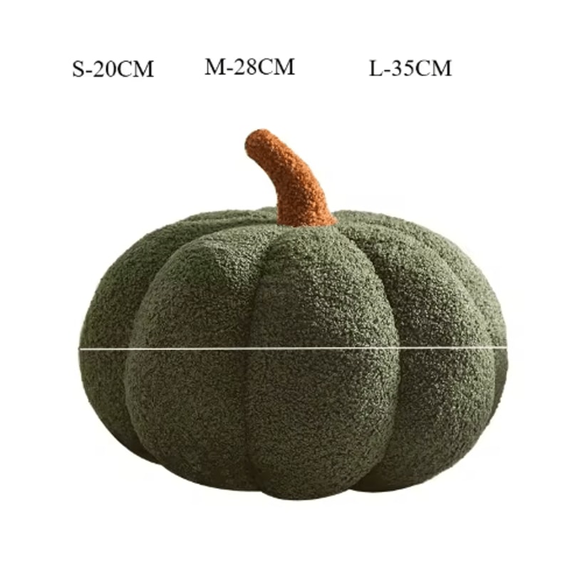 Cute Plush Pumpkin Decorative Pillow For Sofa Home Decor 8