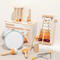 Montessori Wooden Musical Instrument Set For Toddlers Percussion Xylophone Toy 1