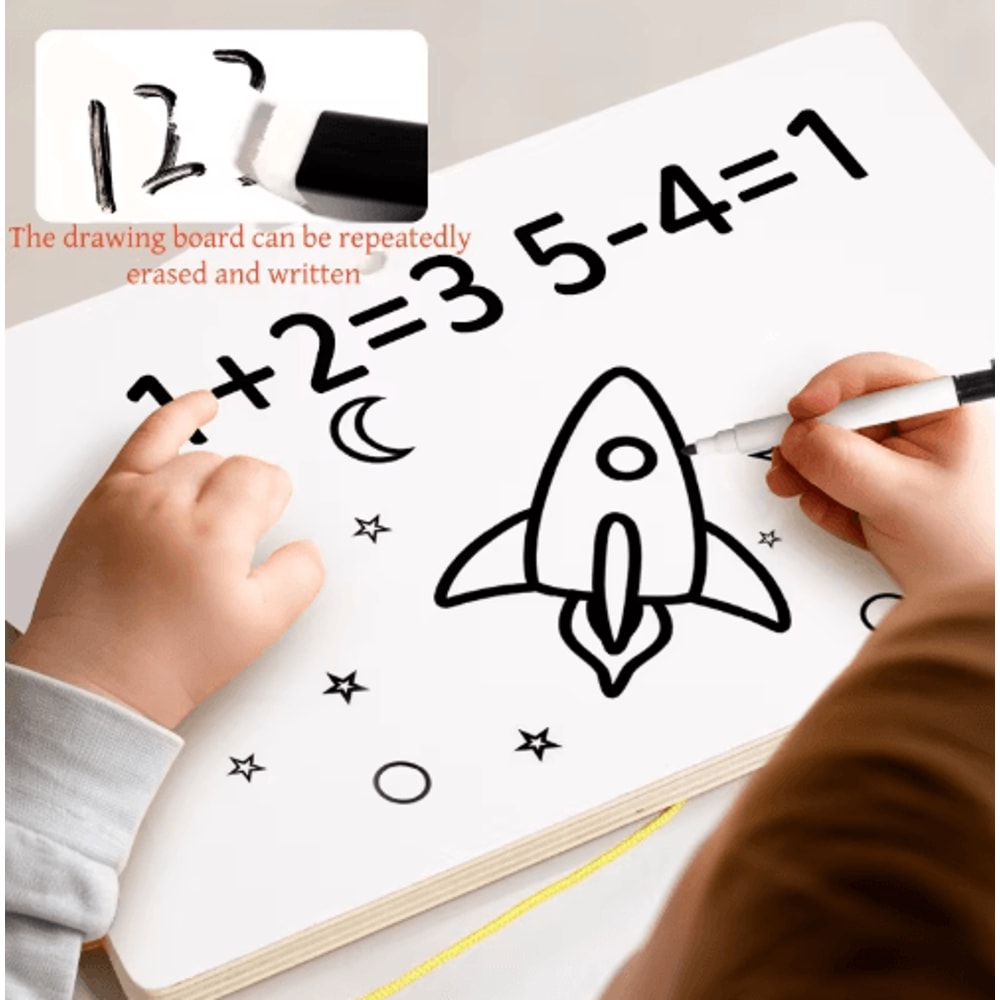 2in1 Magnetic Color Sorting Maze Drawing Board Montessori Learning Toy 4